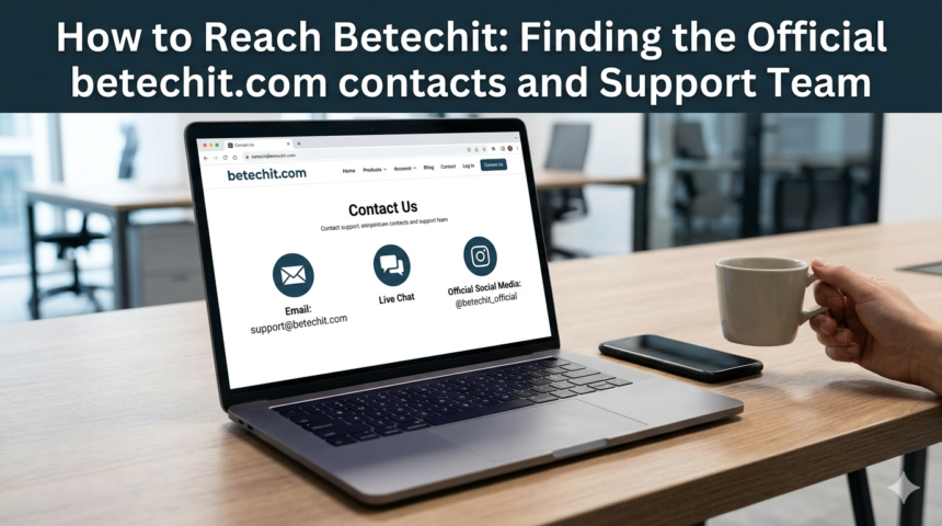How to Reach Betechit: Finding the Official betechit.com contacts and Support Team