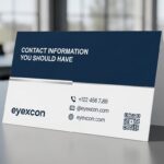 Contact info eyexcon: Contact Information You Should Have